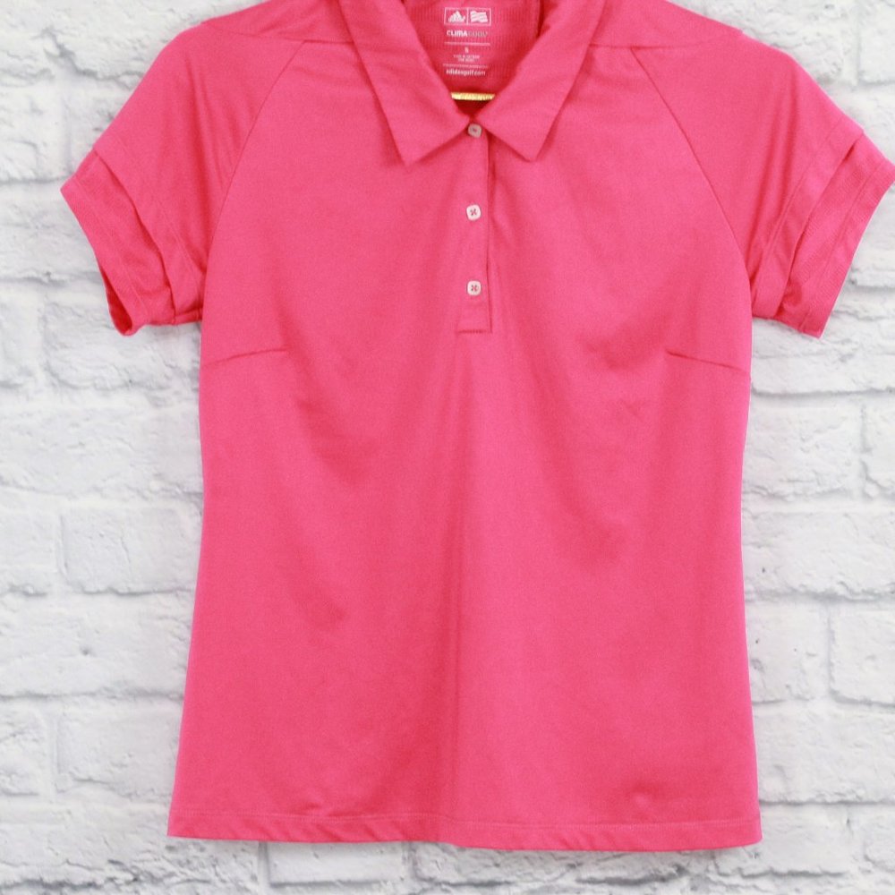 ADIDAS ClimaCool Vented Short Sleeve Polo Shirt S - Picture 3 of 8